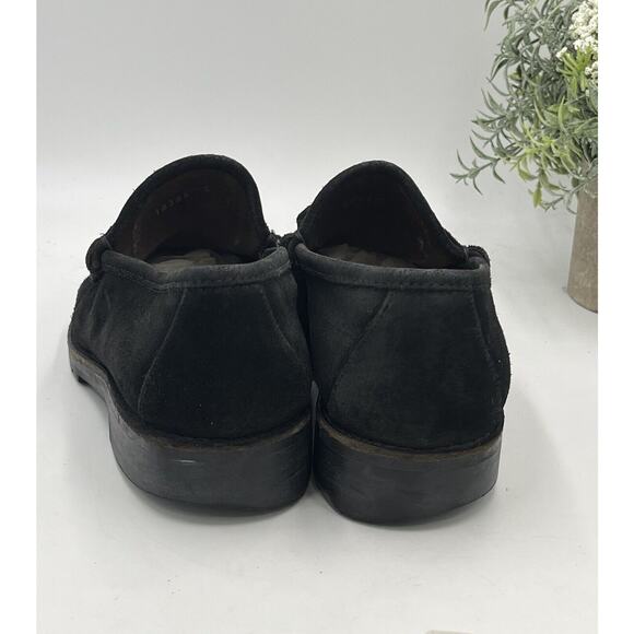 Gucci Women 1955 Horsebit Accent Black Suede Lugged Sole Loafers Size: 5D - Picture 3 of 16
